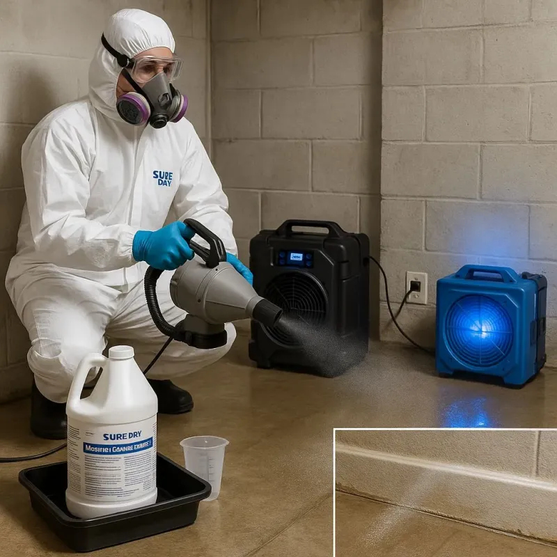 Sanitization and Odor Removal process in Hooper, UT
