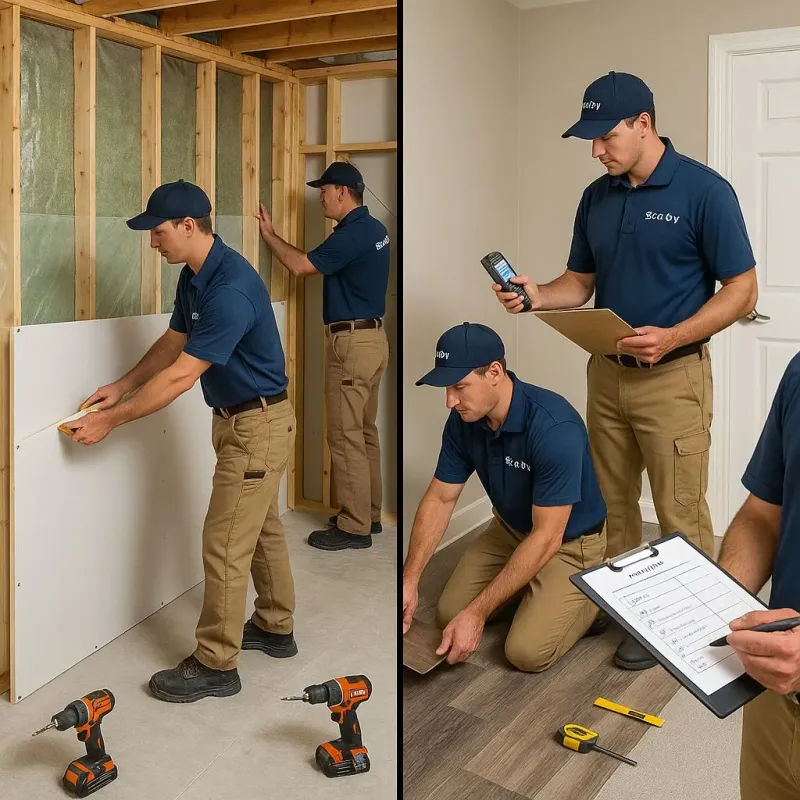 Repairs and Reconstruction process in Hooper, UT